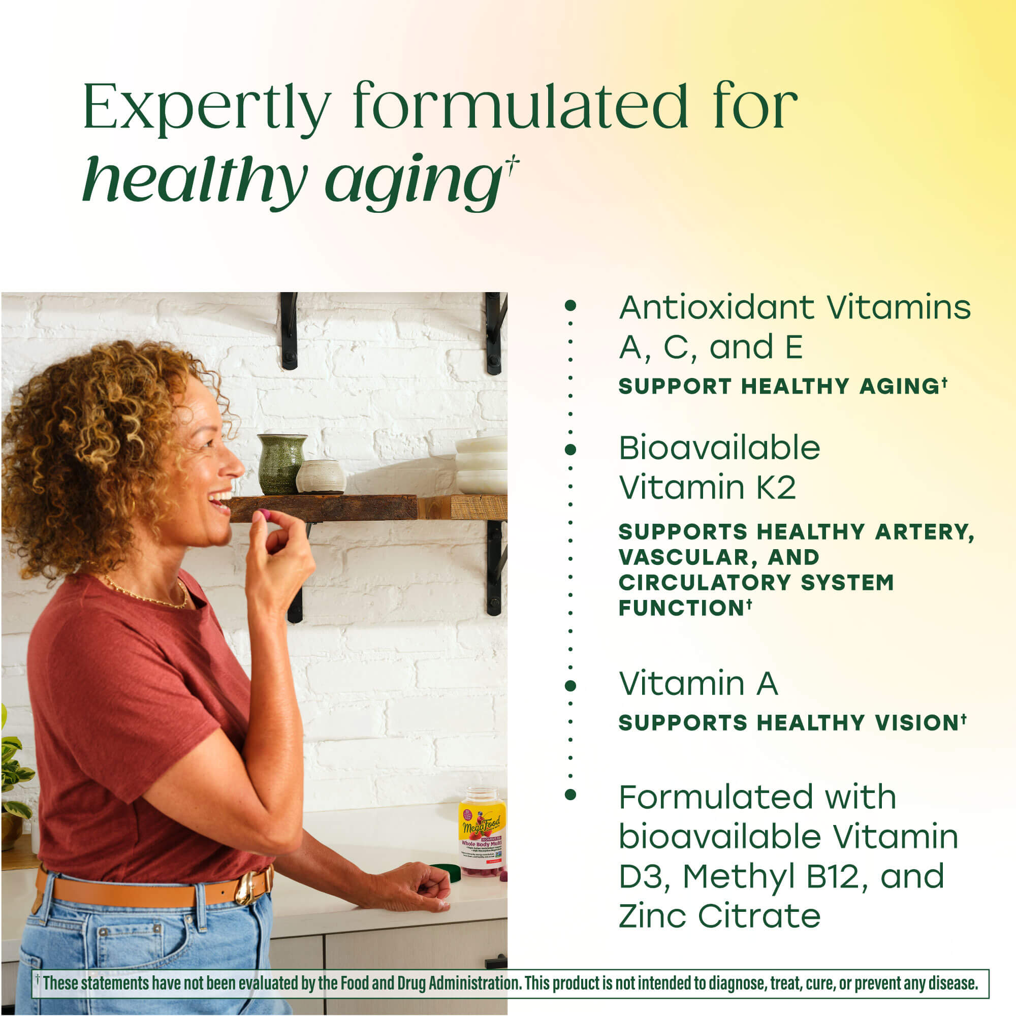 Expertly Formulated for healthy aging
