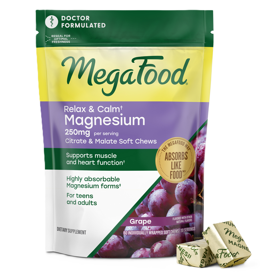 Relax + Calm† Magnesium Soft Chews - Grape