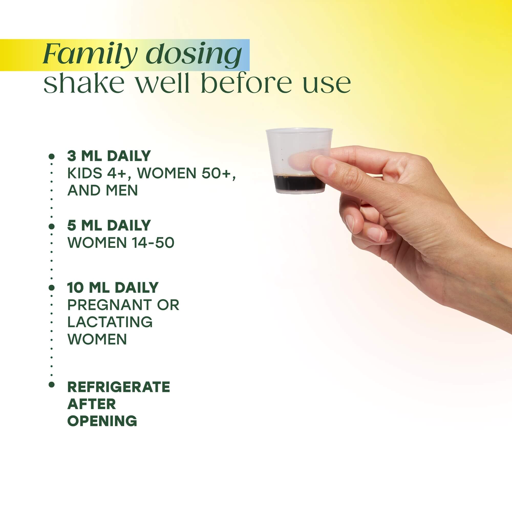 Liquid Iron Serving Size