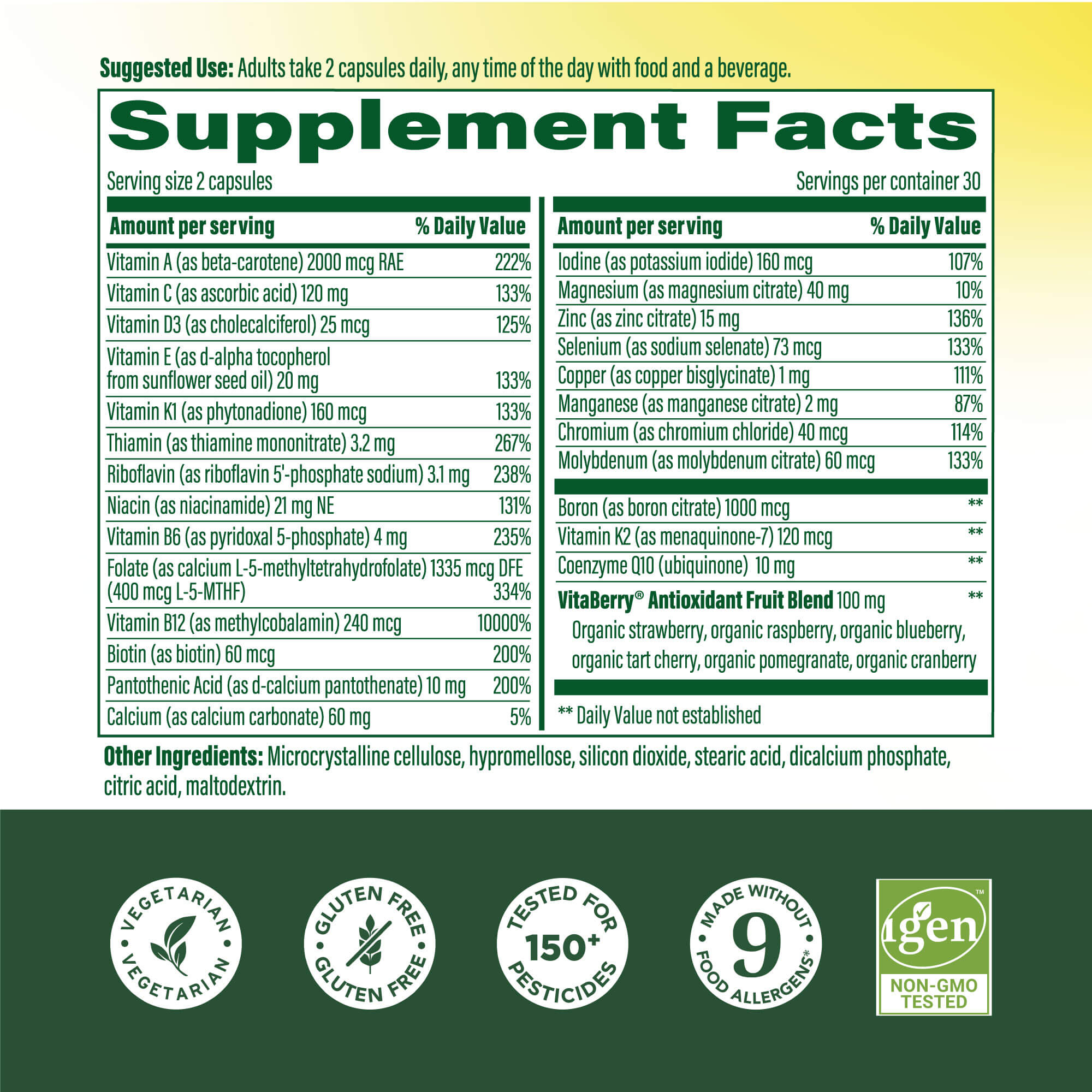 Men's Whole Body Multi Capsules