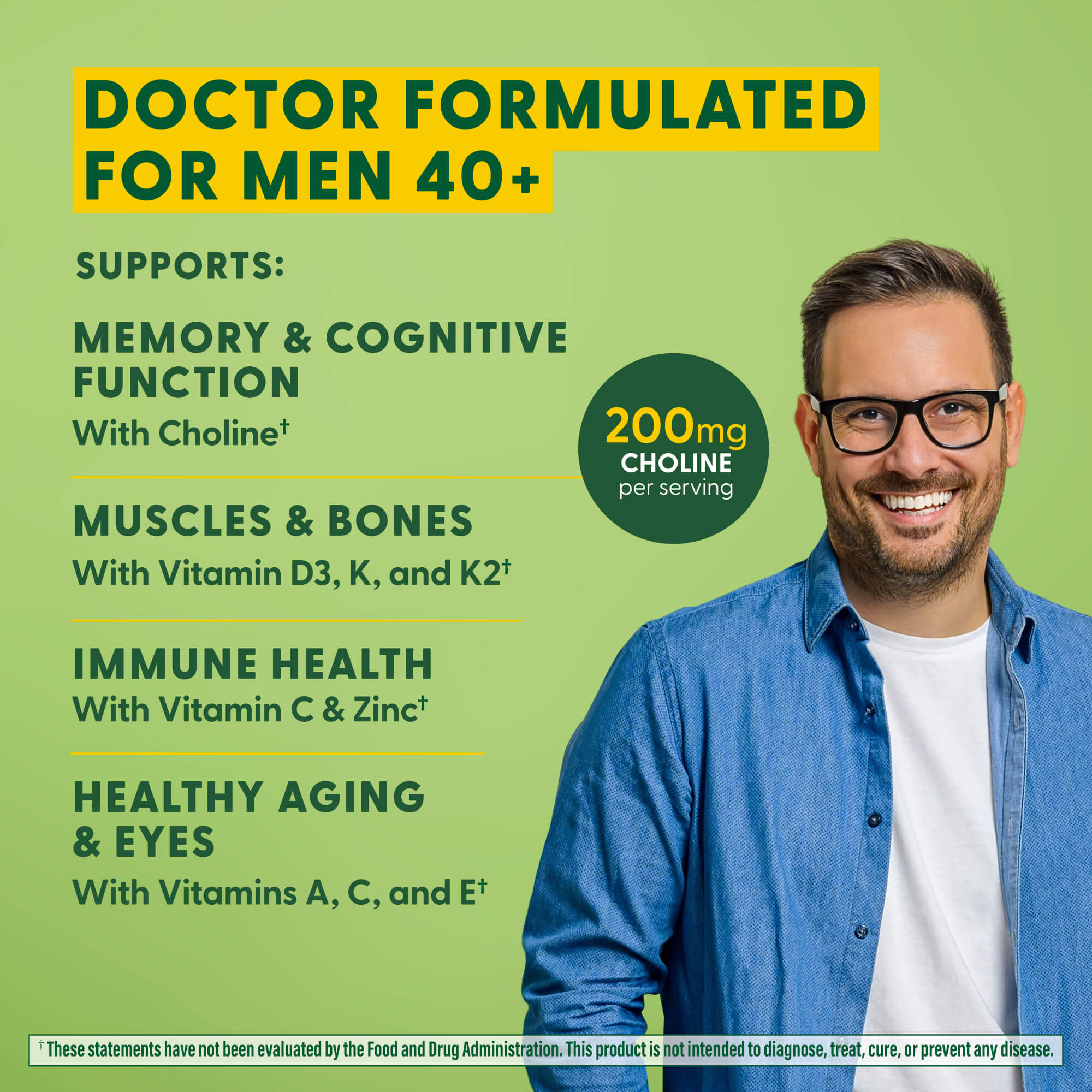 Doctor formulated for men 40+