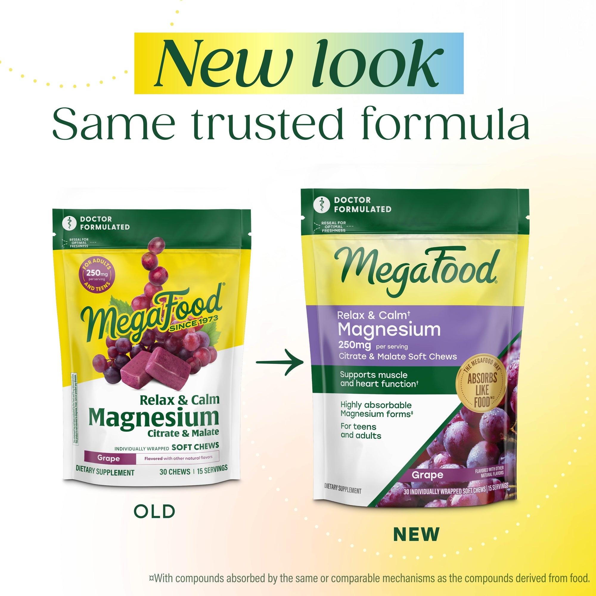 Relax + Calm† Magnesium Soft Chews - Grape