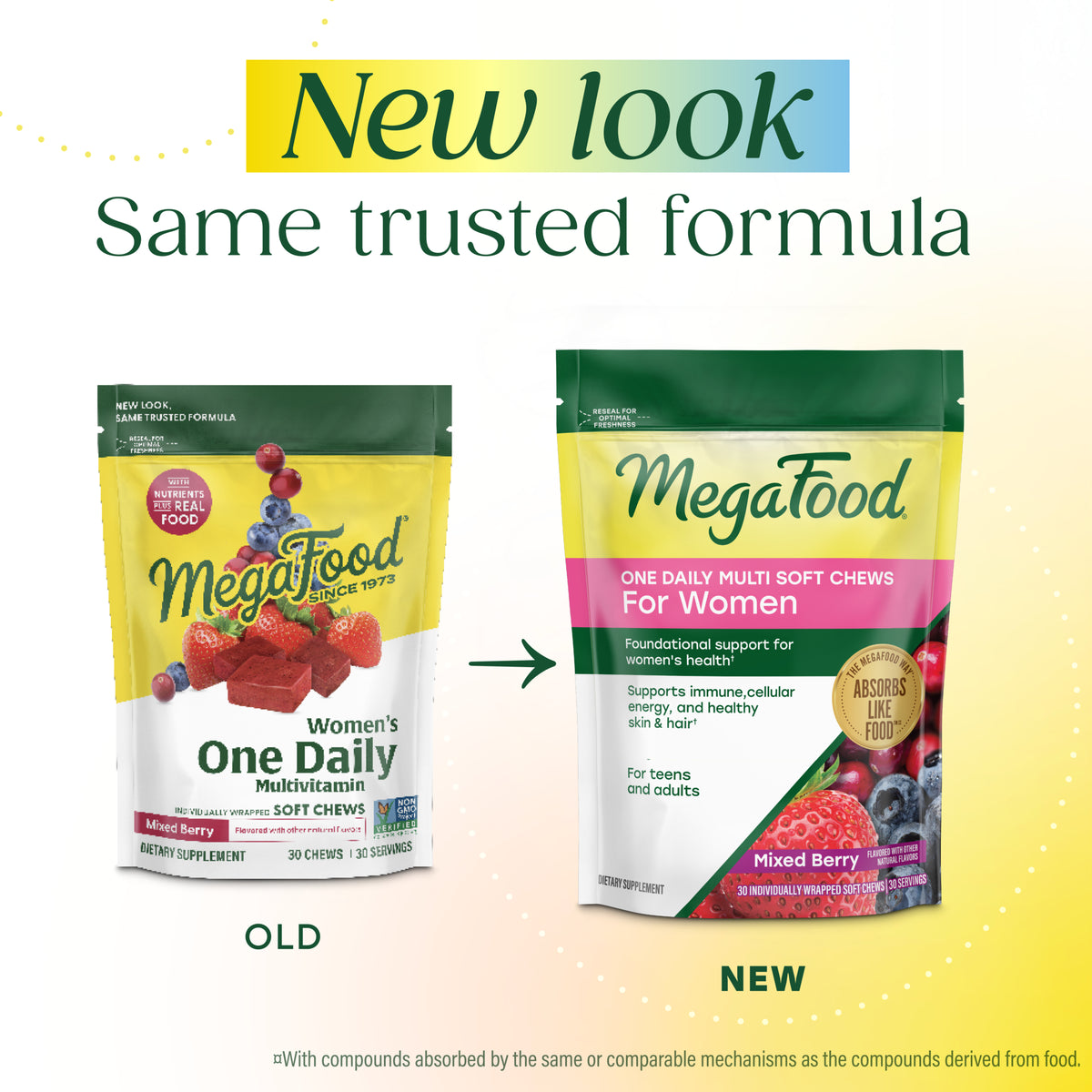 New look. Same trusted formula.