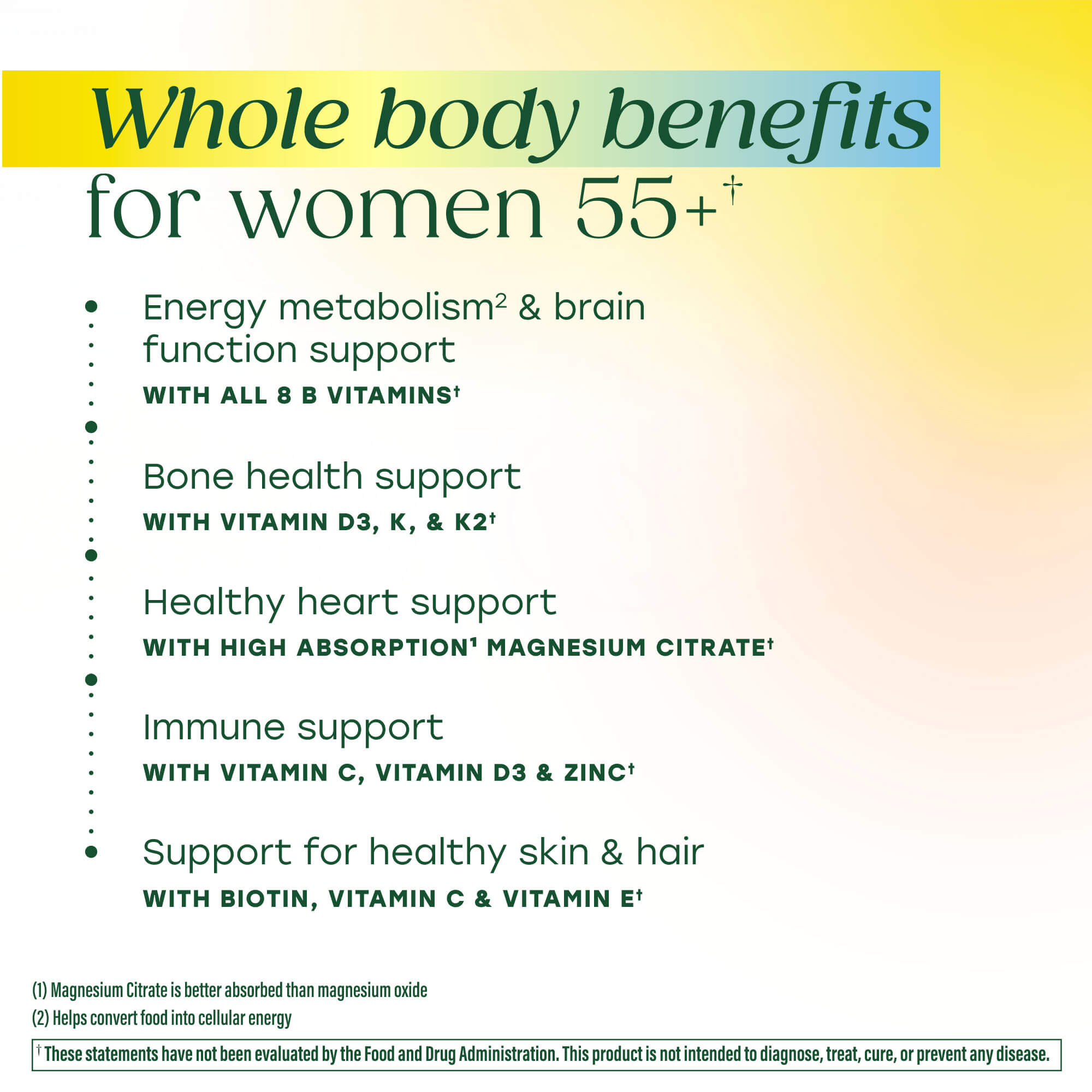 Whole Body Benefits for Women 55+