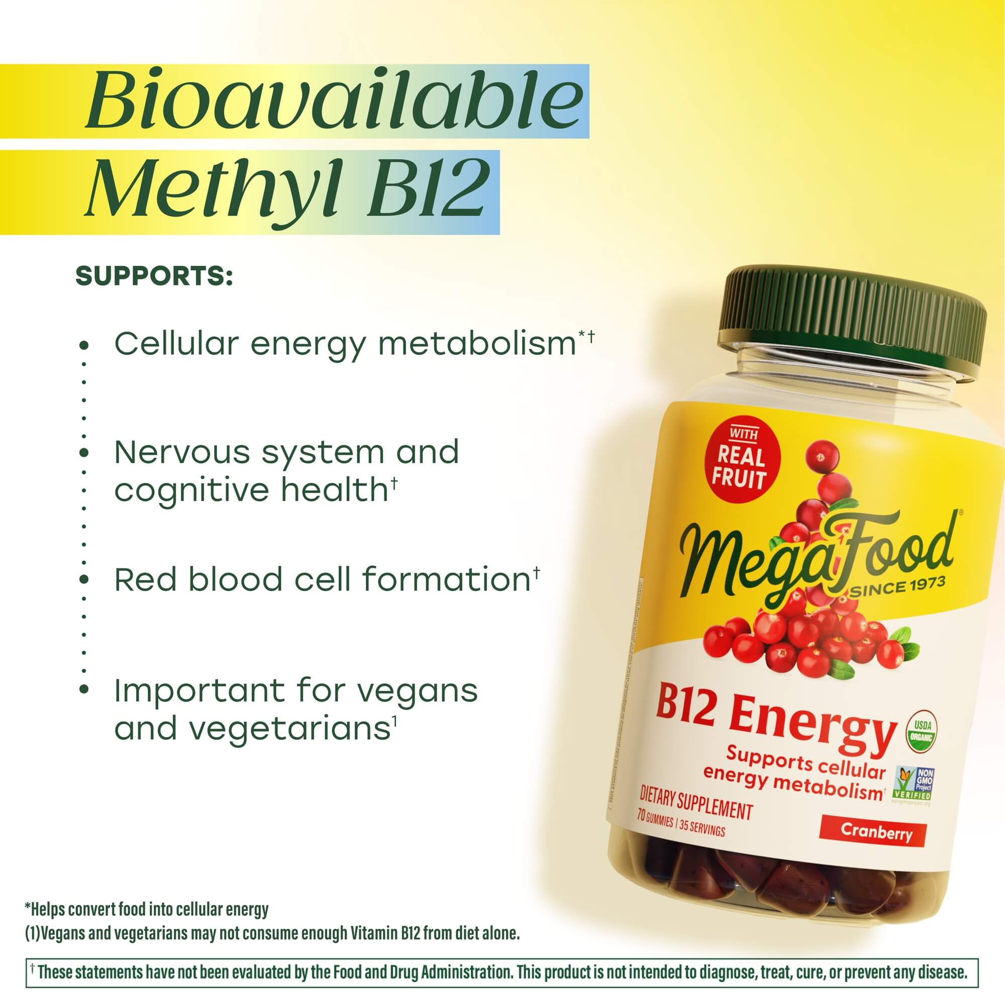 B12 Energy Gummies (Cranberry)